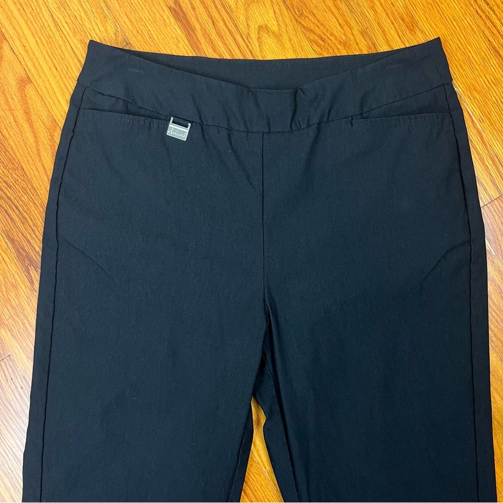 Lulu B Black Capri w/ Rhinestone Detail - Picture 3 of 10